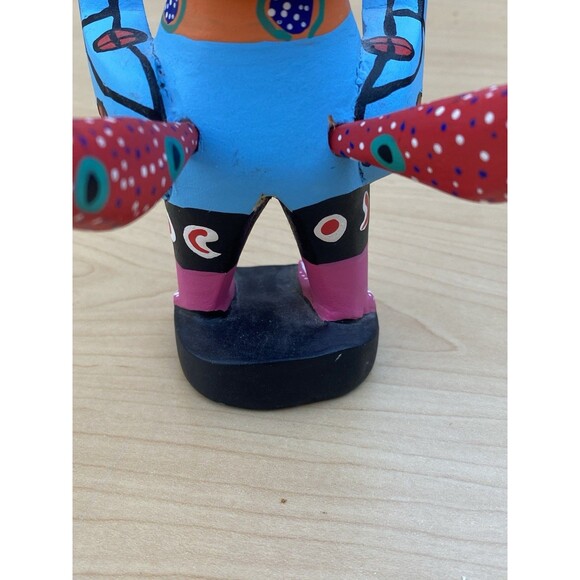 Oaxacan Wood Carving Oaxaca Mexican Folk Art Alebrije SIGNED Gutierrez - Picture 12 of 16